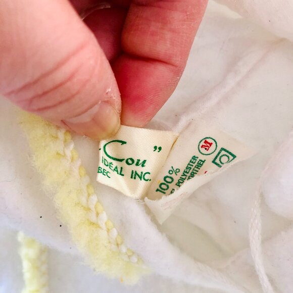 ⚜ 70-80s RARE Vintage Cou-Cou (Artisanat Inc.) Québec One-Piece Pajamas Baby M ⚜ - Picture 5 of 8